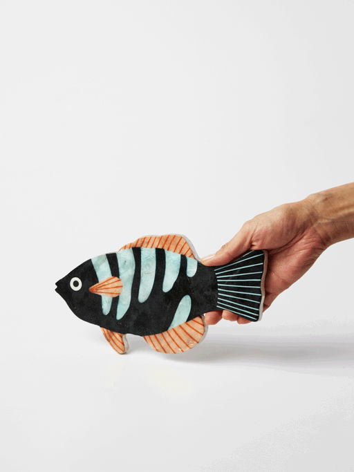 Jones & Co | Captain Fish Wall Tile Art
