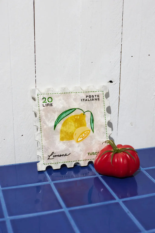 Jones & Co | Limone Stamp Wall Tile Art