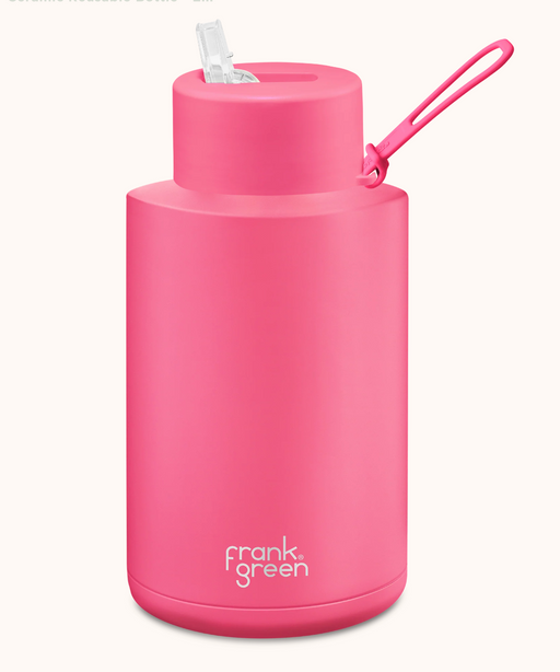 Frank Green | 68oz Ceramic Bottle With Straw (1L) (Various Colours)-Frank Green-Homing Instincts