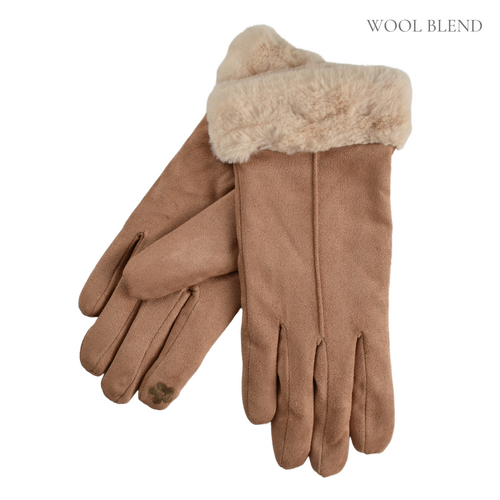 Taylor Hill | Faux Fur Double Layer Gloves