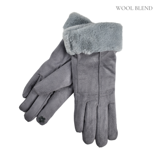 Taylor Hill | Faux Fur Double Layer Gloves