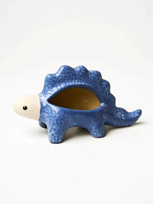Jones & Co | Gertie Dinosaur Pot Blue-Jones & Co-Homing Instincts