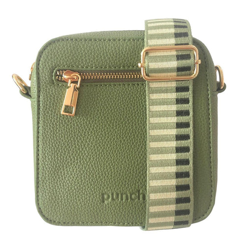 Punch | Samantha Mini Crossbody Square Vegan Leather Bag