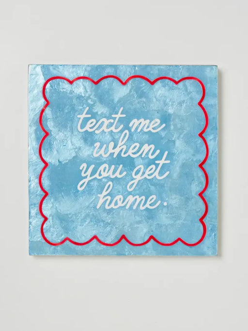 Jones & Co | Fun House Text Wall Tile Art