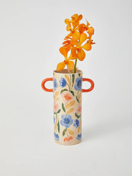Jones & Co | Griffe Multi Floral Tall Vase-Jones & Co-Homing Instincts