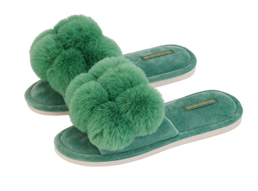 Annabel Trends | Cosy Luxe Pom Pom Slippers-Annabel Trends-Homing Instincts