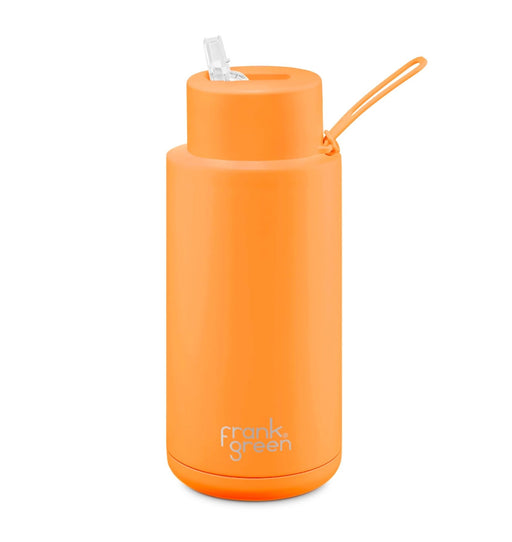 Frank Green | 34oz Ceramic Bottle With Straw (1L) (Various Colours)