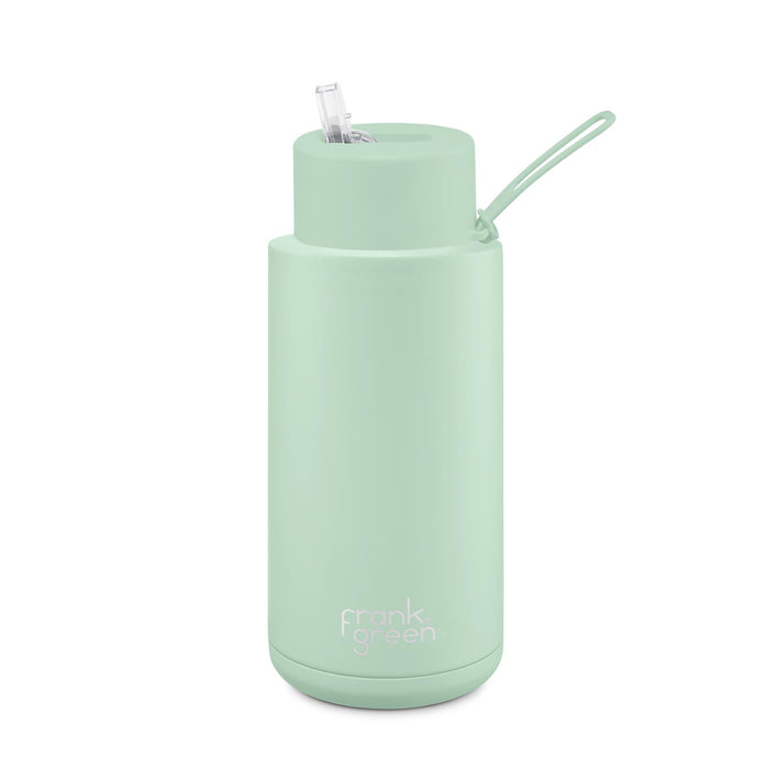 Frank Green | 34oz Ceramic Bottle With Straw (1L) (Various Colours)