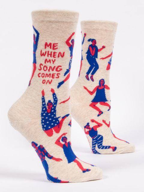 Blue Q | Me When My Song Comes On Socks-Blue Q-Homing Instincts