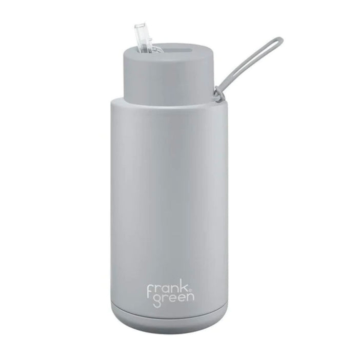 Frank Green | 34oz Ceramic Bottle With Straw (1L) (Various Colours)