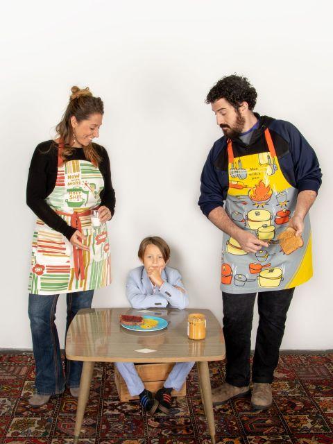 Blue Q | Man With A Pan Apron-Blue Q-Homing Instincts