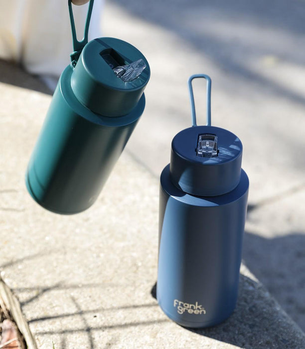 Frank Green | 34oz Ceramic Bottle With Straw (1L) (Various Colours)
