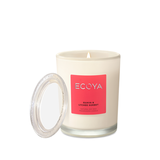 Ecoya | Guava & Lychee Sorbet Metro Jar Candle-Ecoya-Homing Instincts