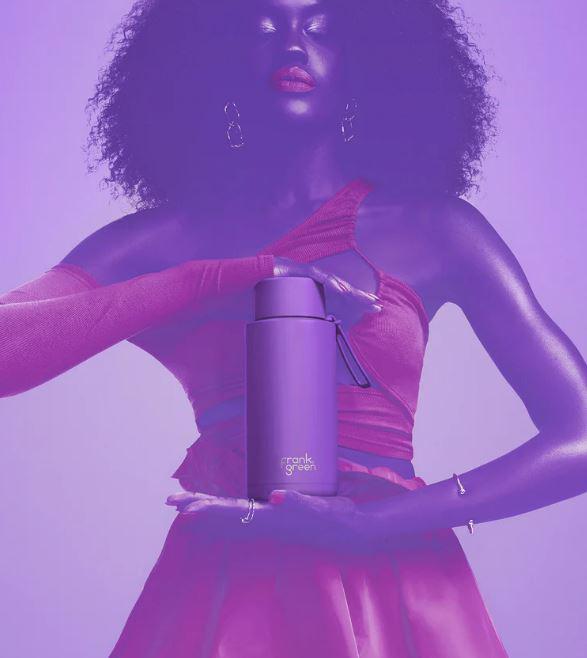 Frank Green | 34oz Ceramic Bottle With Straw (1L) (Various Colours)