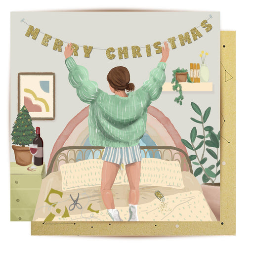 Greeting Card Cozy Christmas-La La Land-Homing Instincts