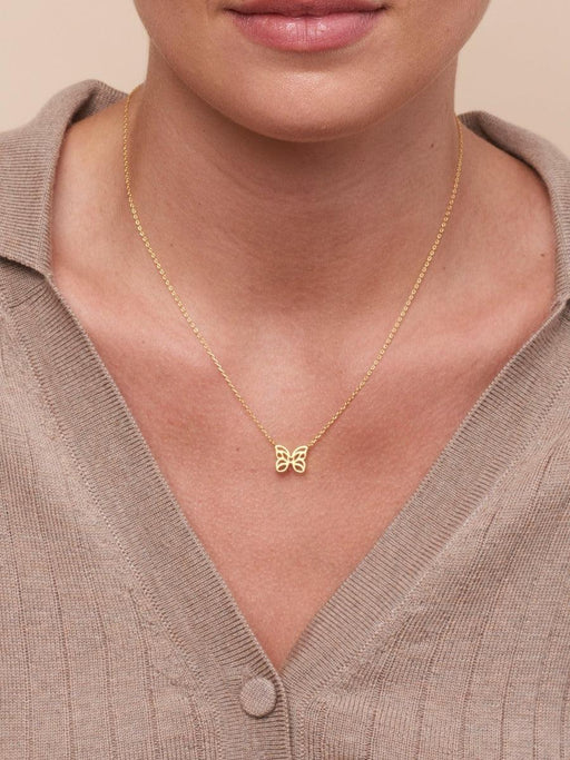 Tiger Tree | Gold Butterfly Necklace-Tiger Tree-Homing Instincts