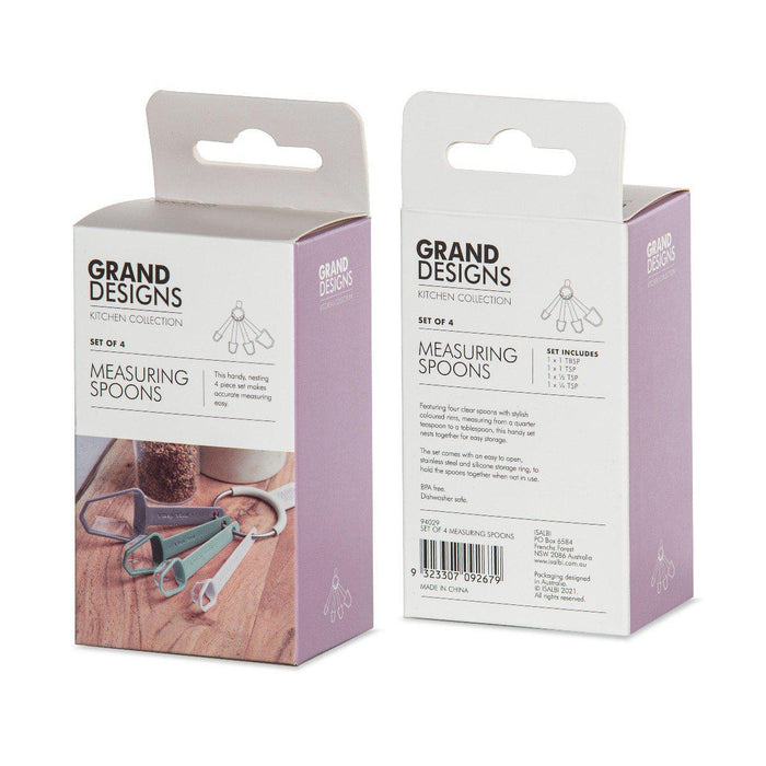 Grand Designs | 4 Piece Measuring Spoon Set-IsAlbi-Homing Instincts