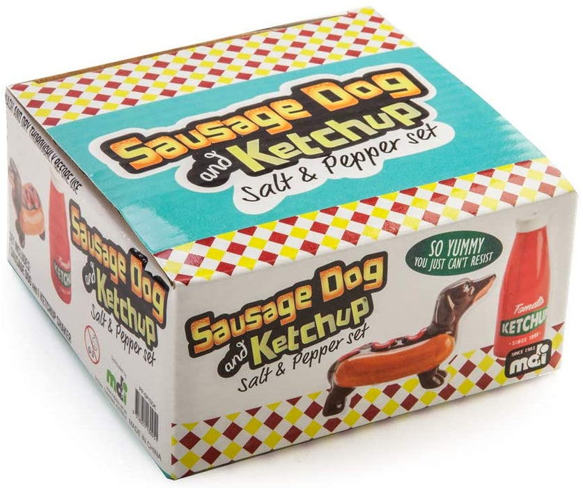 Sausage Dog & Ketchup Salt and Pepper Shakers-MDI-Homing Instincts