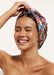 Louvelle | Dahlia Shower Turban Water‑Resistant Jungle Animal Design