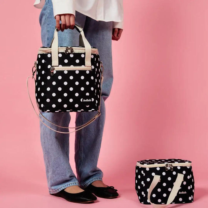 Kollab | Dotty Insulated Holiday Lunch Bag Polka Dot