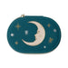 Designworks Ink | Celestial-Themed Oval Jewellery Case Teal