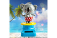 MDI | Yellow Octopus Solar Powered Dancing Koala Dashboard Surfer Toy Homing Insticts