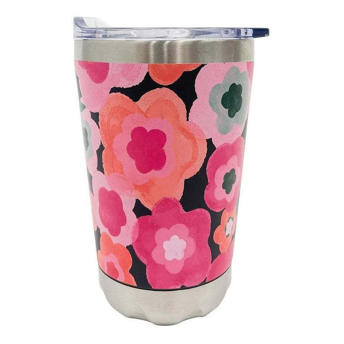 Annabel Trends | 270ml Stainless Steel Double Walled Mug – Midnight Bloom