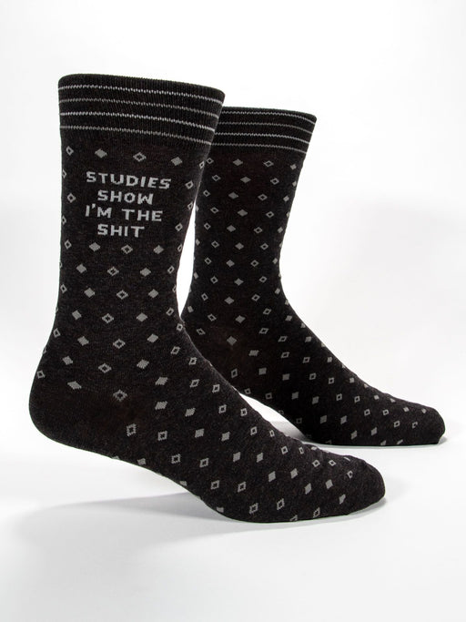 Blue Q | Studies Show I’m The Shit M‑Crew Socks