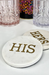Flair Gifts & Home | His & Hers Marble Coasters