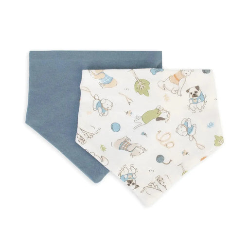 The Little Linen Company | The. Jersey Bibs 2 Pack Barklife Dog