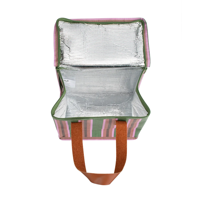 Kollab | Forest Stripe Insulated Classic Lunch Bag 22cm x 17.5cm