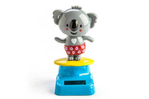 MDI | Yellow Octopus Solar Powered Dancing Koala Dashboard Surfer Toy Homing Insticts