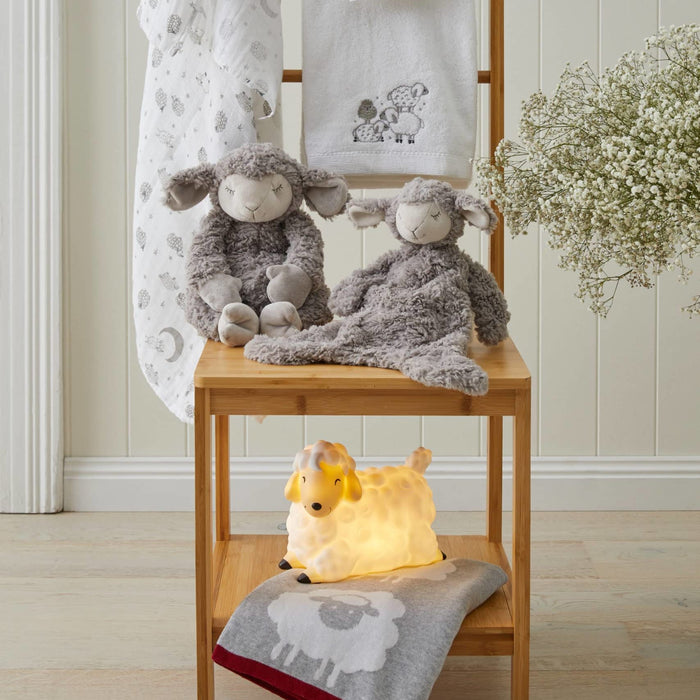 Pilbeam Living | Sheep Plush Comforter 100% Polyester Grey W32xH38xD3cm