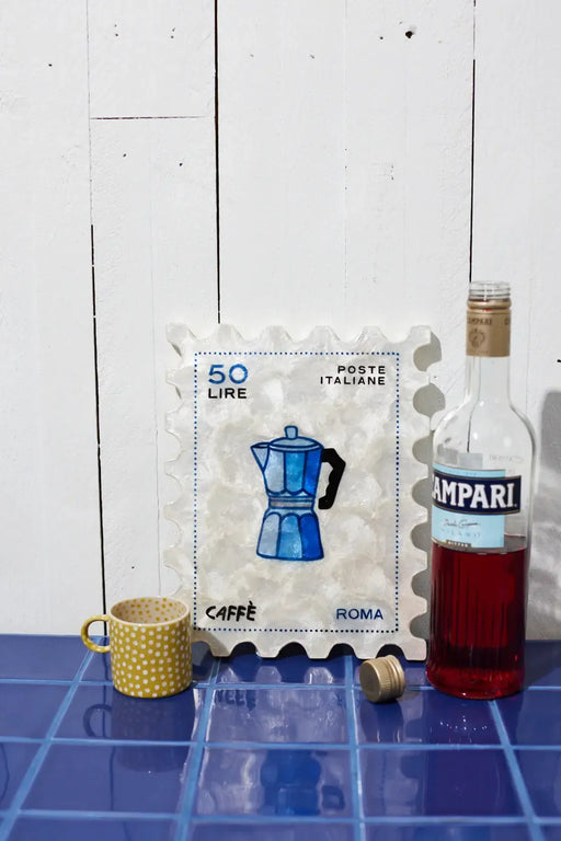 Jones & Co | Caffe Stamp Wall Art-Jones & Co-Homing Instincts