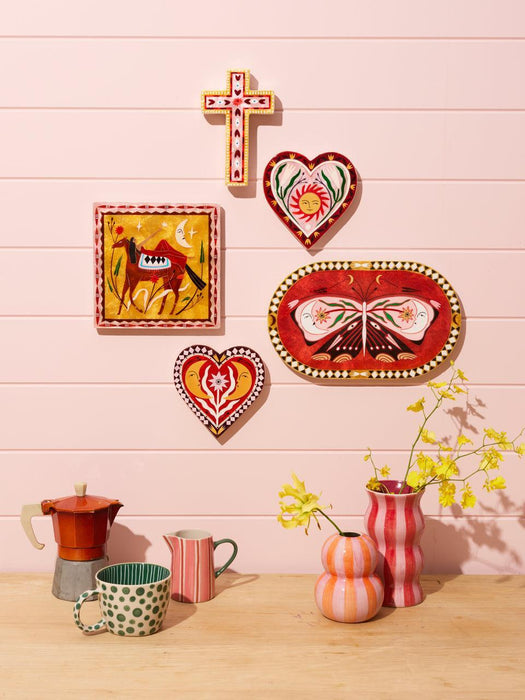 Jones & Co | Fable Pink Small Cross Homing Instincts
