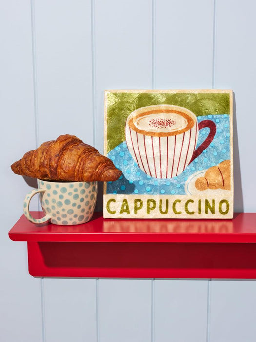 Jones & Co | Barista Cappuccino Capiz Shell Wall Art