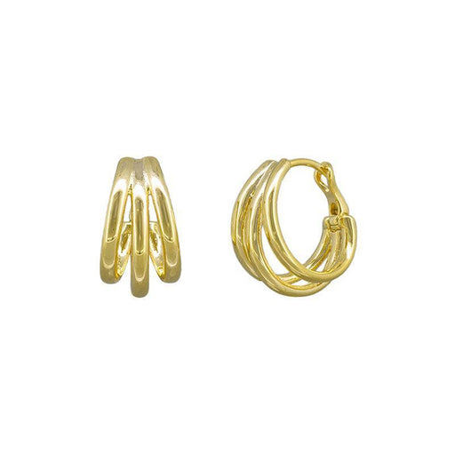 Tiger Tree | Nola Gold Huggie Earrings