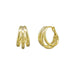 Tiger Tree | Nola Gold Huggie Earrings