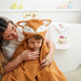 Pilbeam Living | Felix Fox Hooded Towel Mustard