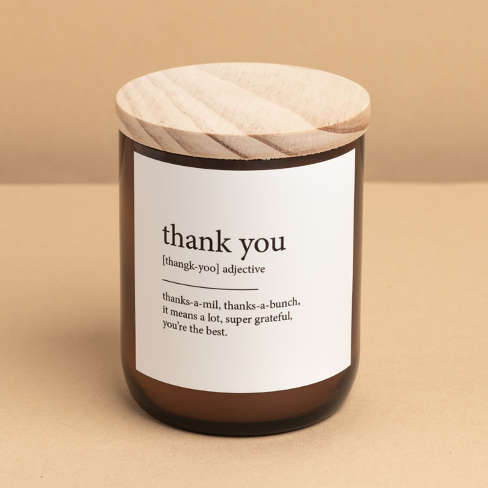 Commonfolk Collective | Dictionary Meaning Candle – Thank You