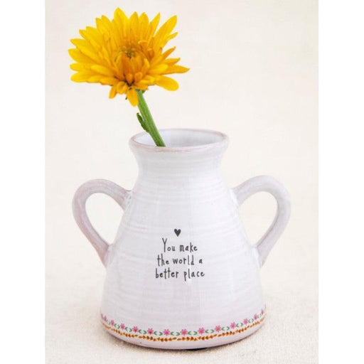 Natural Life | Artisan Bud Vase You Make The World