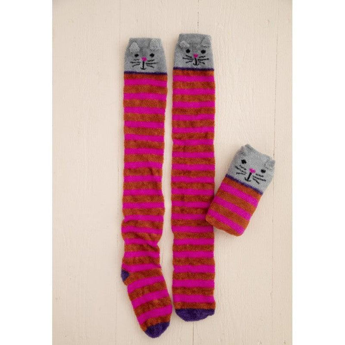 Natural Life | Over The Knee Cozy Sock Cat