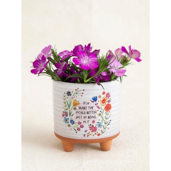 Natural Life | Artisan Planter Small You Make World