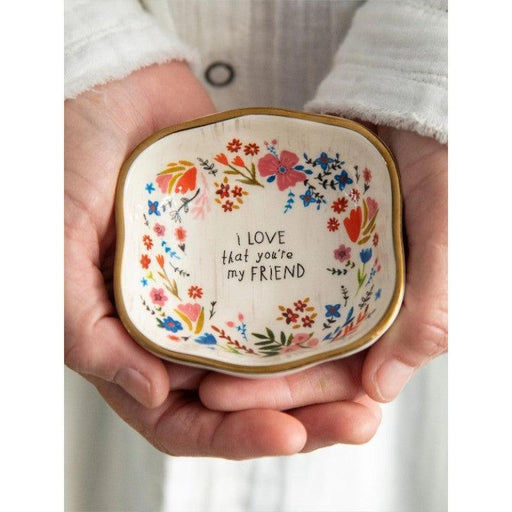 Natural Life | Antiqued Trinket Bowl Friend