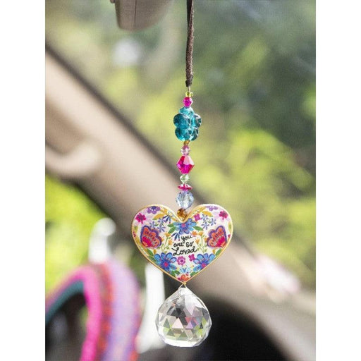 Natural Life | Sun Catcher You Are Loved Glass Charm