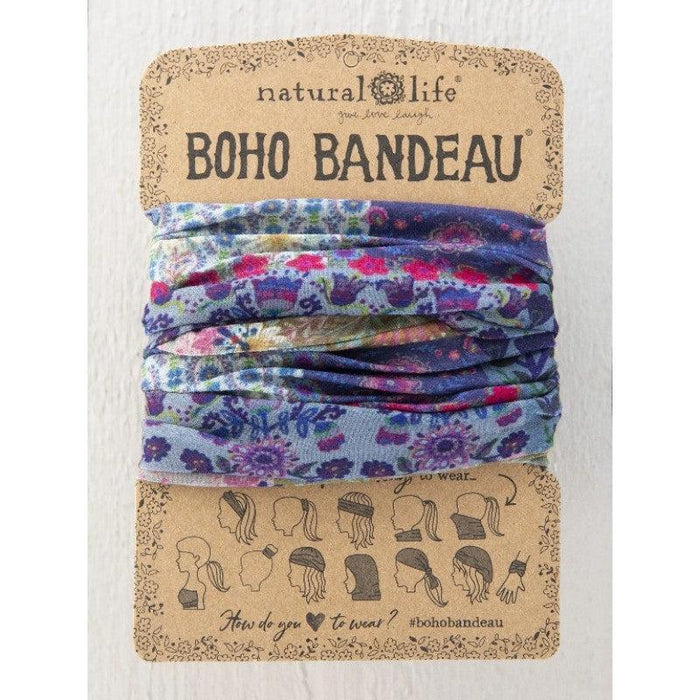 Natural Life | Boho Bandeau Mandala Patchwork Polyester Headband