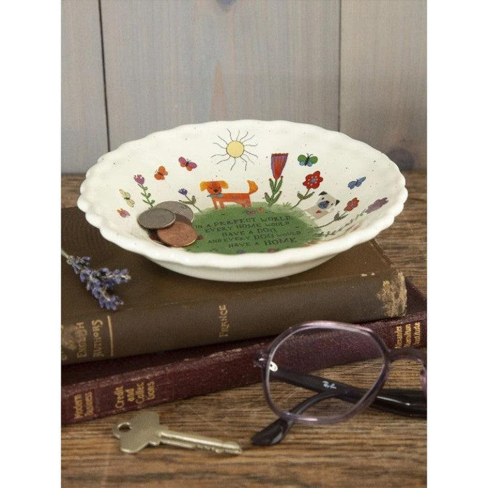 Natural Life | Ceramic Trinket Bowl for Dogs Stoneware