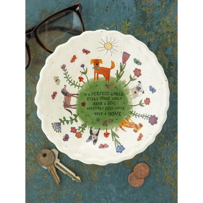 Natural Life | Ceramic Trinket Bowl for Dogs Stoneware
