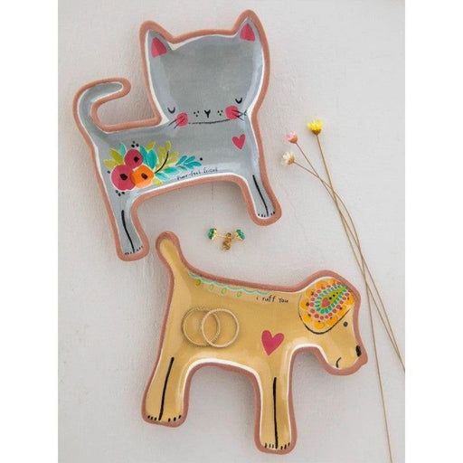 Natural Life | Terracotta Trinket Dish Cat Handcrafted Ceramic