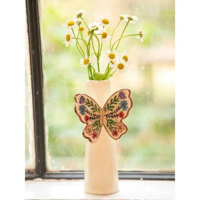 Natural Life | Bud Vase Large Butterfly Ceramic